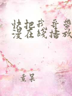 快把我哥带走动漫在线播放全集