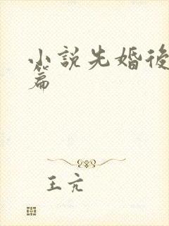 小说先婚后爱短篇