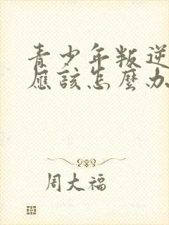 青少年叛逆家长应该怎么办