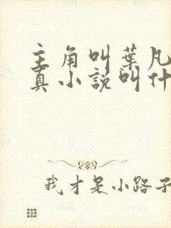 主角叫叶凡的修真小说叫什么名字