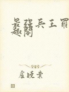 最强兵王罗铮笔趣阁