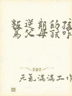 叛逆期的孩子打骂父母该咋办