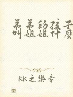 弟弟的孩子应该叫姐姐什么