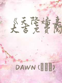 《天降娇妻》张大吉免费阅读