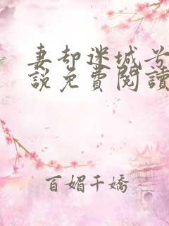 妻却迷城兮夜小说免费阅读