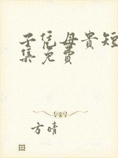 子凭母贵短剧全集免费