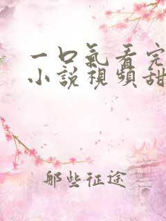 一口气看完推文小说视频甜文