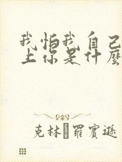 我怕我自己会爱上你是什么歌