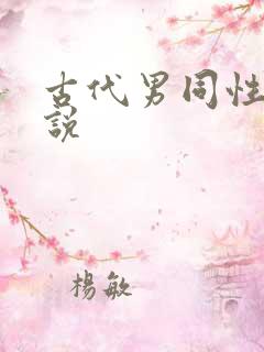 古代男同性恋小说