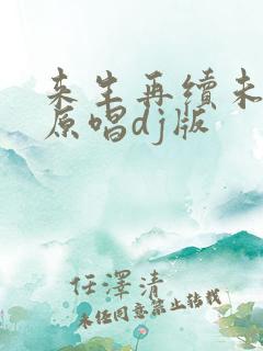 来生再续未了情原唱dj版