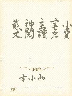 武神主宰小说全文阅读免费