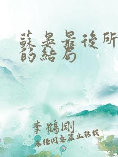 苏晏最后所有攻的结局