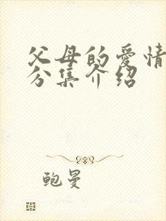 父母的爱情剧情分集介绍