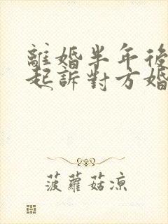 离婚半年后还能起诉对方婚内出轨吗