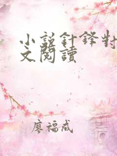 小说针锋对决全文阅读