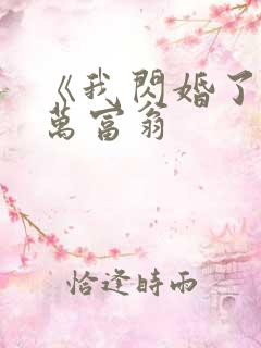 《我闪婚了个亿万富翁