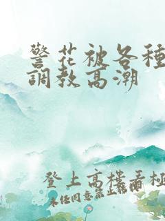 警花被各种刑具调教高潮