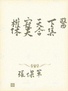 权宠天下医妃要休夫合集