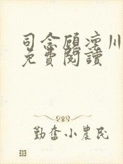 司念顾凛川小说免费阅读