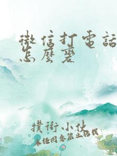 微信打电话变音怎么变