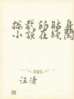 总裁的贴身保镖小说在线阅读