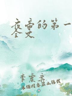 夜帝的第一狂妃全文