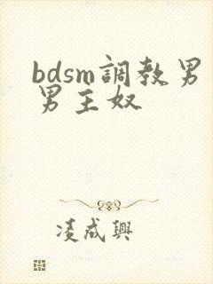 bdsm调教男男主奴