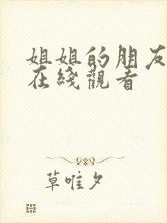 姐姐的朋友高清在线观看