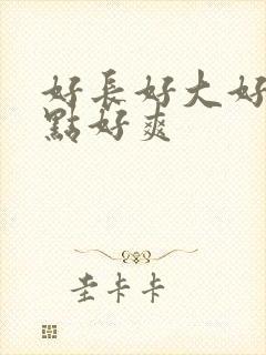 好长好大好硬快点好爽