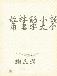 姓林的小说男主角名字大全