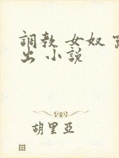 调教 女奴 露出 小说