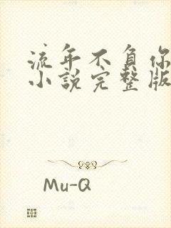 流年不负你情深小说完整版大结局