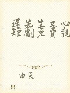 迟先生又心动了短剧免费观看全集