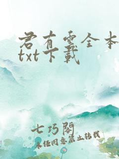 君有云全本免费txt下载