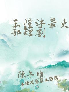 王恺沐最火的十部短剧