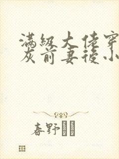 满级大佬穿成炮灰前妻后小说