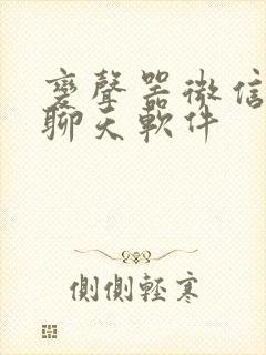 变声器微信语音聊天软件