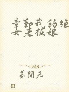 章节我的绝色美女老板娘