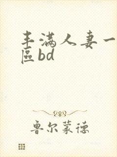 丰满人妻一区二区bd