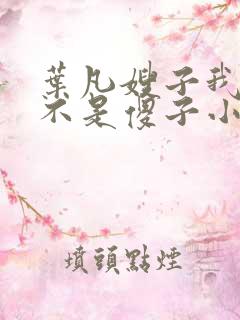 叶凡嫂子我真的不是傻子小说