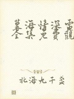 暮海情深电视剧全集免费观看