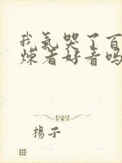 我气哭了百万修炼者好看吗