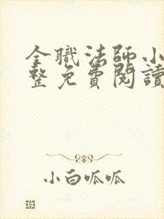 全职法师小说完整免费阅读