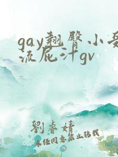 gay翘臀小受流屁汁gv
