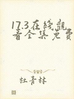 17.3在线观看全集免费完整星辰