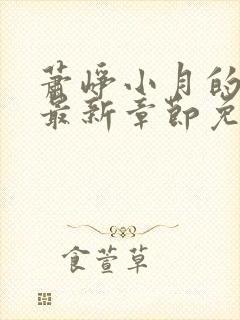 萧峥小月的小说最新章节免费阅读