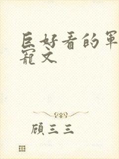 巨好看的军旅甜宠文