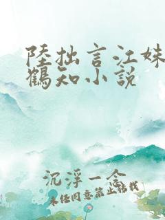 陆拙言江姝月林鹤知小说