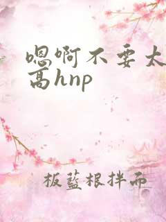 嗯啊不要太大了高hnp