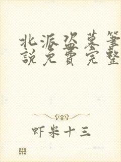 北派盗墓笔记小说免费完整版txt